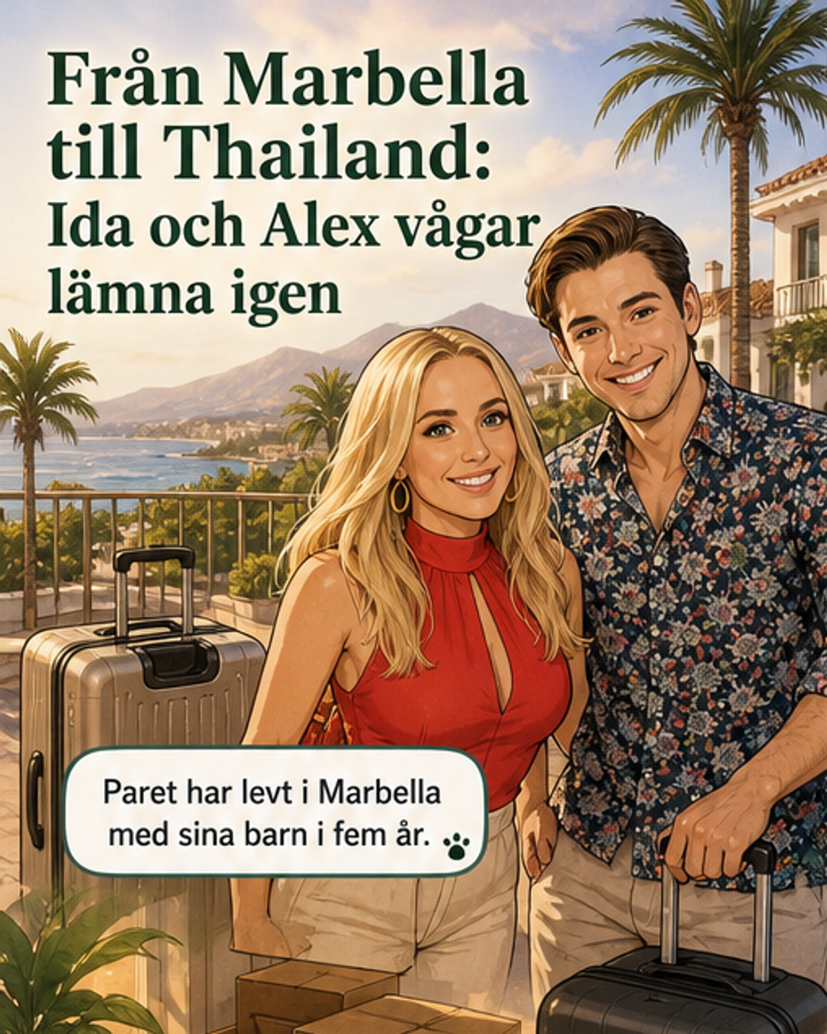 Ida och Alex flyttar till Thailand