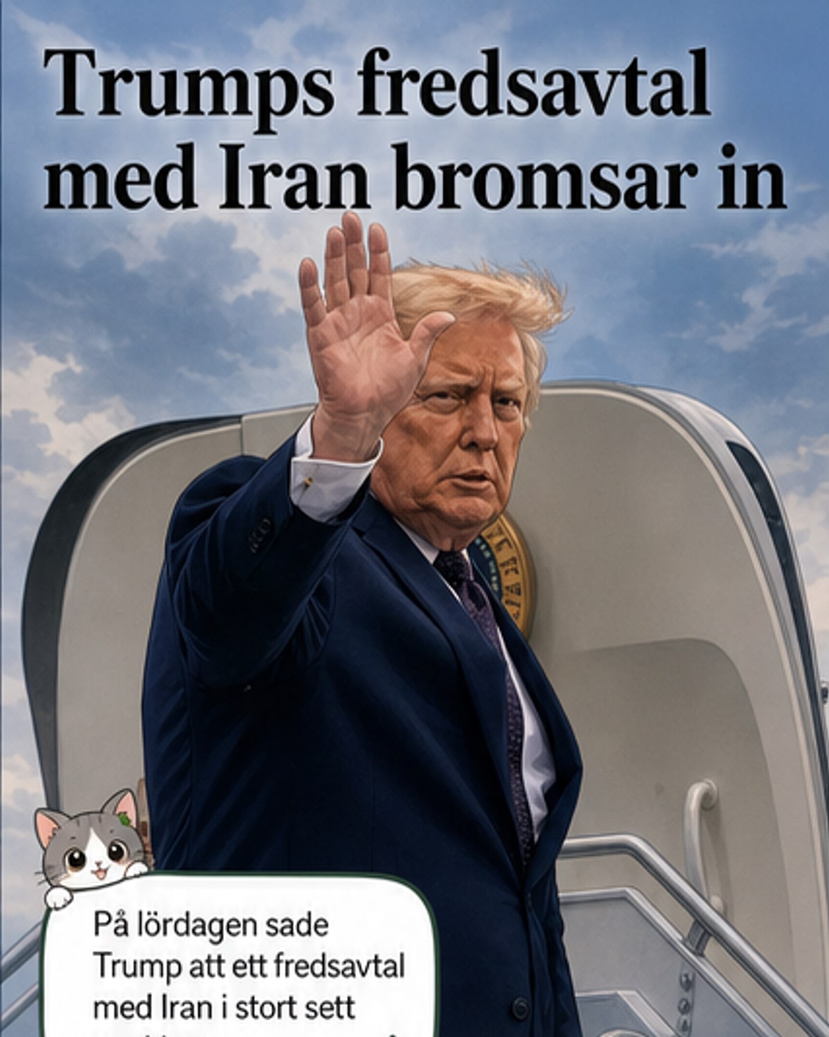 Trump backar: Fredsavtal med Iran osäkert