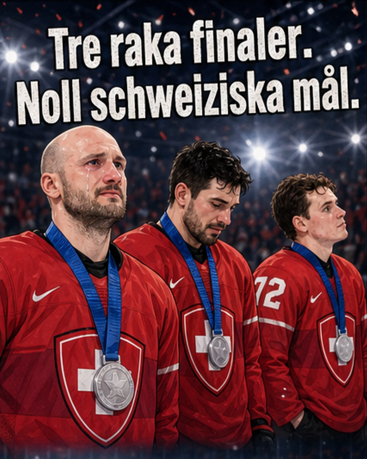 Schweiz förlorade ännu en VM-final