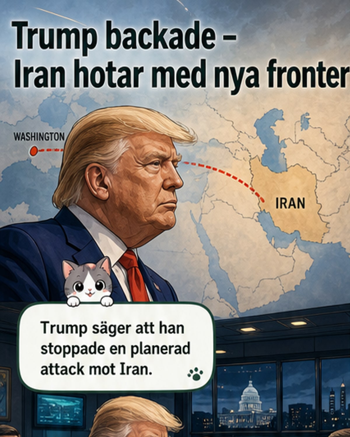 Iran hotar USA med nya fronter