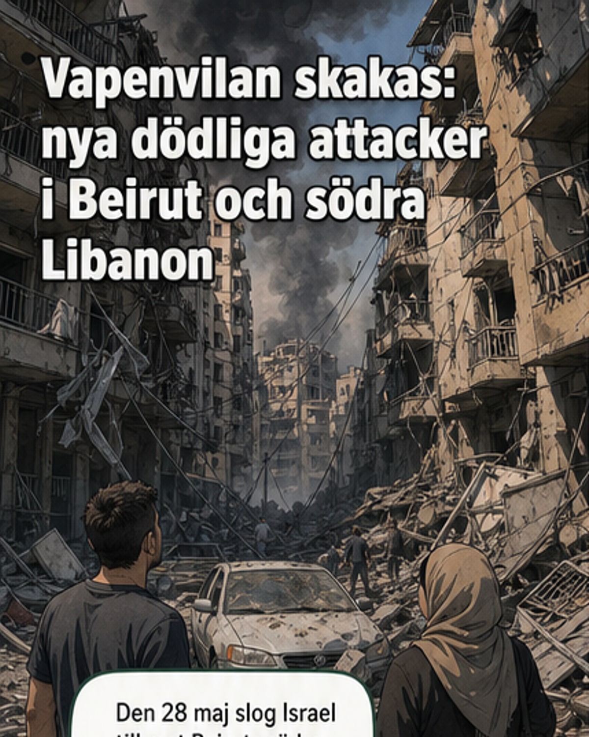 Attack mot Beirut under vapenvila
