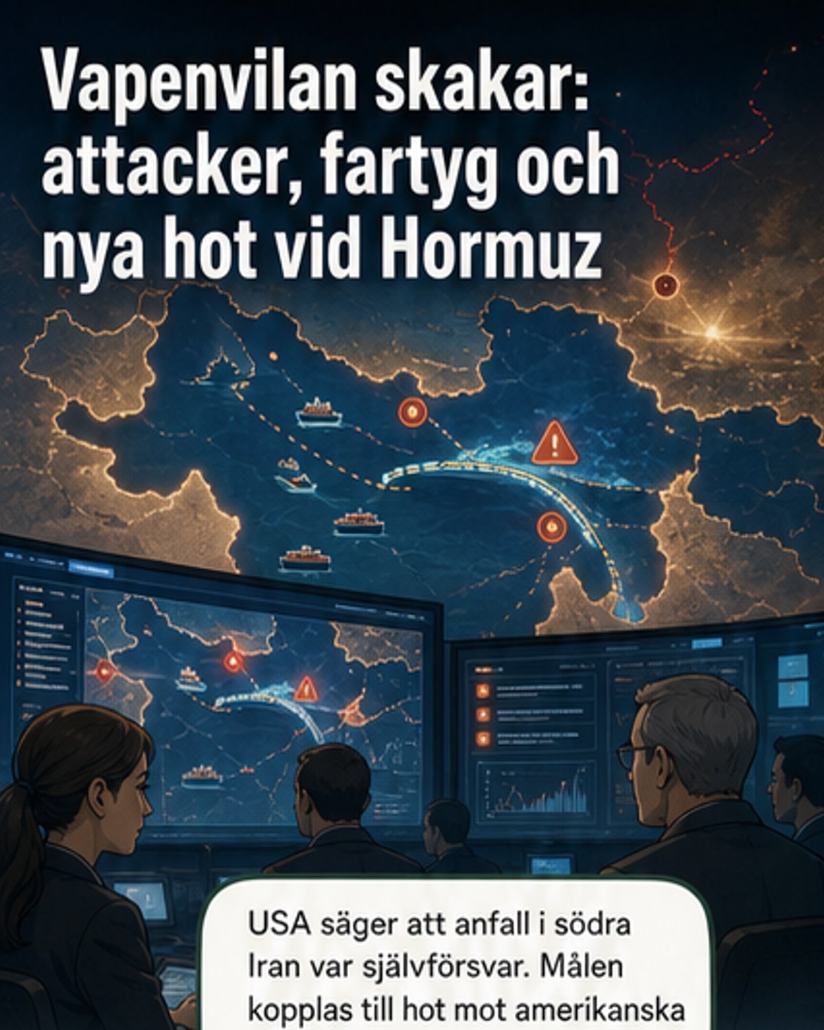 Spänningarna stiger i Mellanöstern