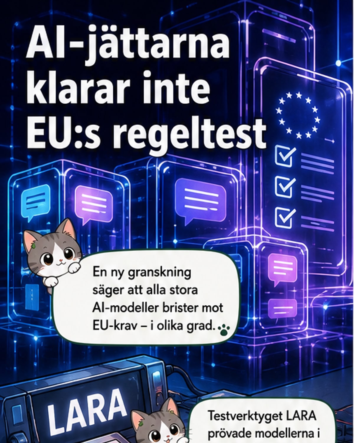 Alla stora AI-modeller bryter mot EU:s regler