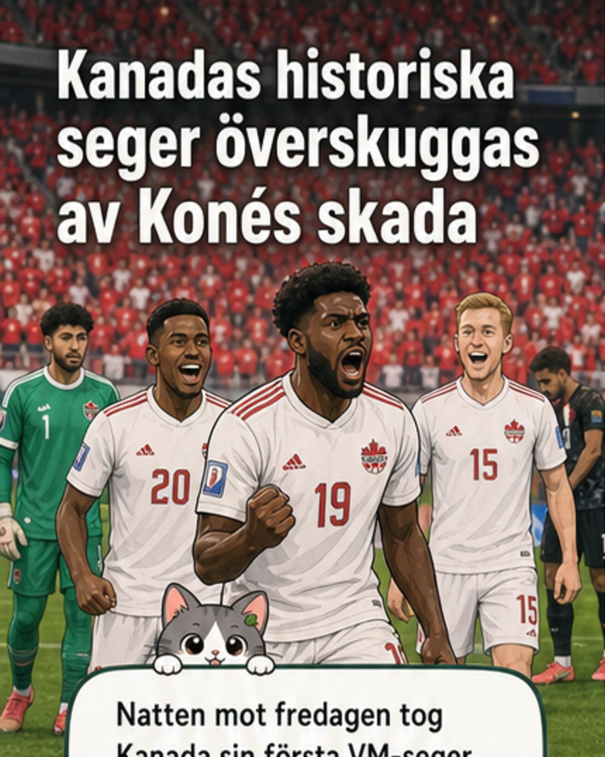 Kanada vann – men prisade Koné