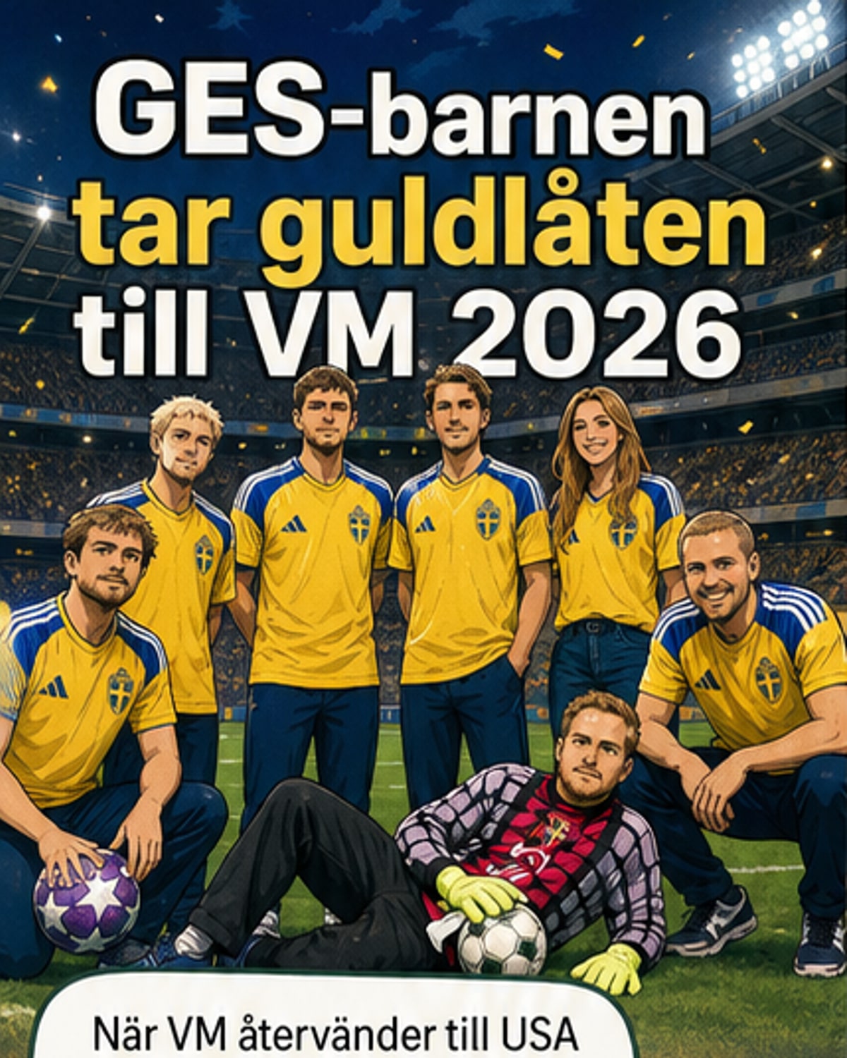 GES:s klassiker får nytt liv inför VM 2026