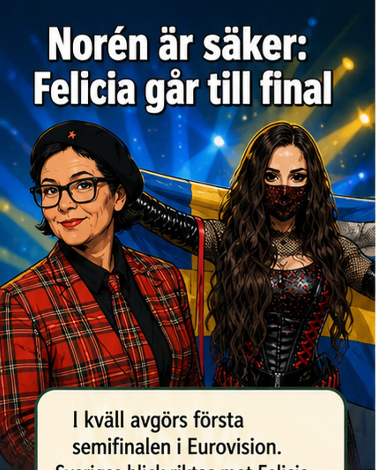 Sveriges Radio:s Norén: ”Felicia går vidare”