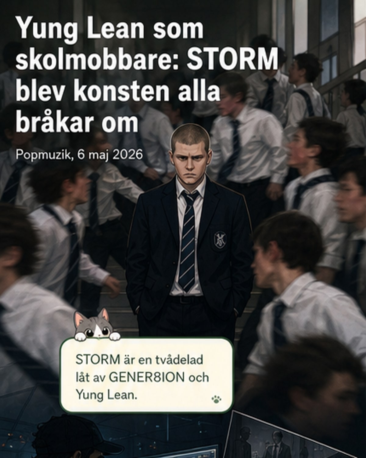 Yung Lean som skolbulle i futuristisk musikvideo