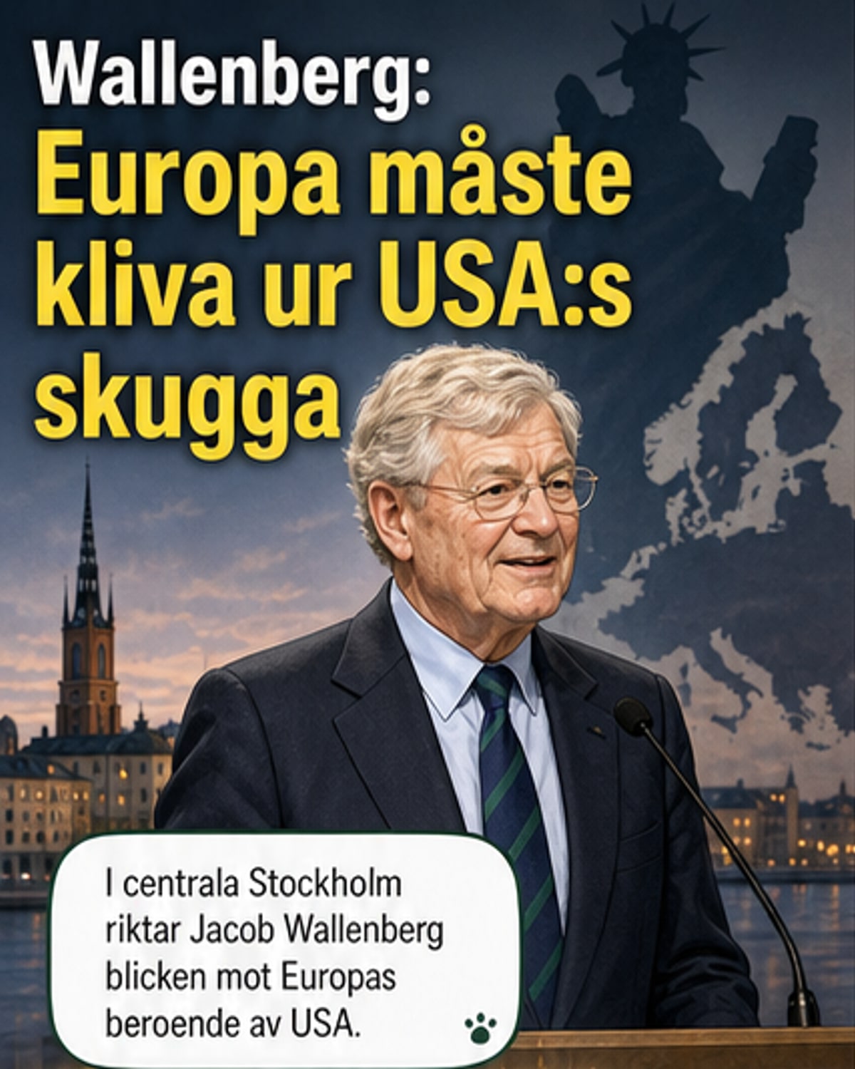 Europa måste kliva ur USA:s skugga