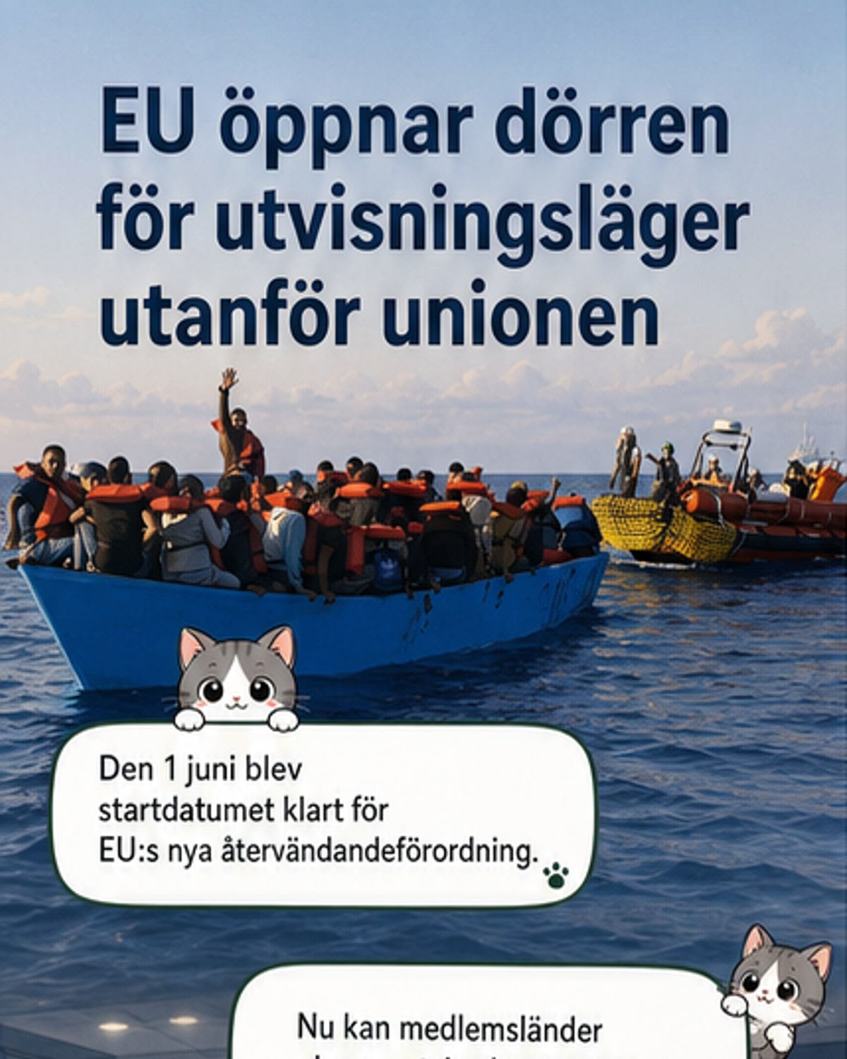 EU klart för utvisningsläger utanför gränserna