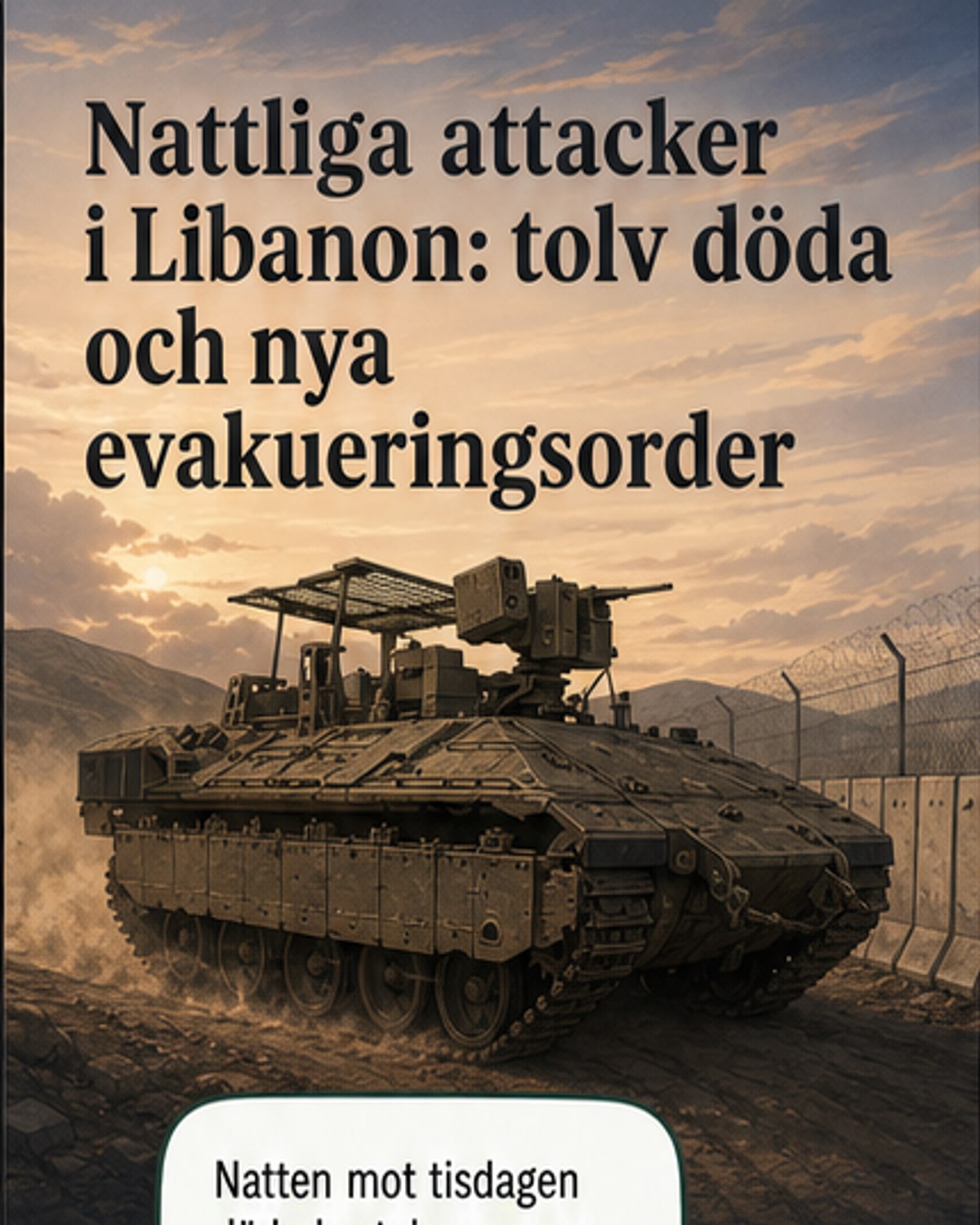 Tolv döda i nya attacker i Libanon