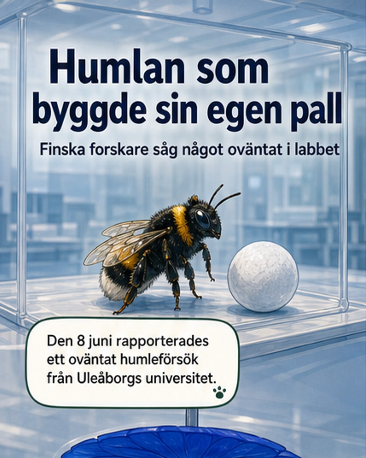 Humlor löser problem som schimpanser