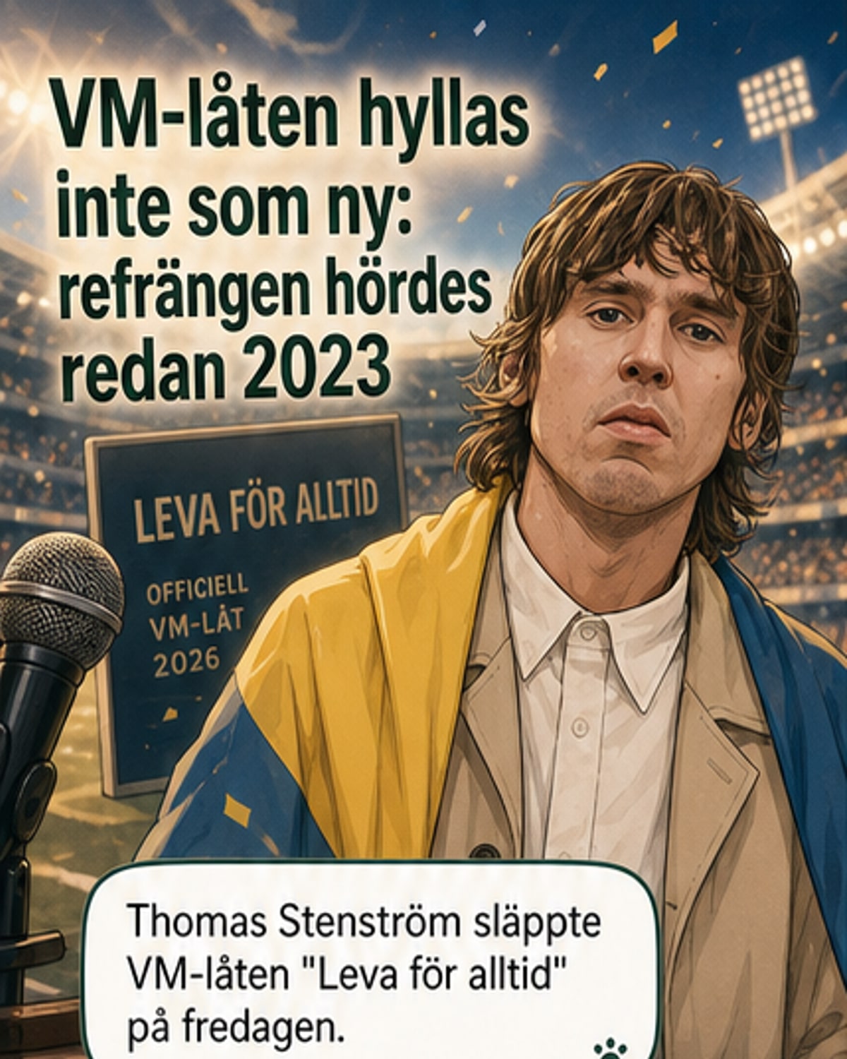 Kritik mot VM-låtens refräng