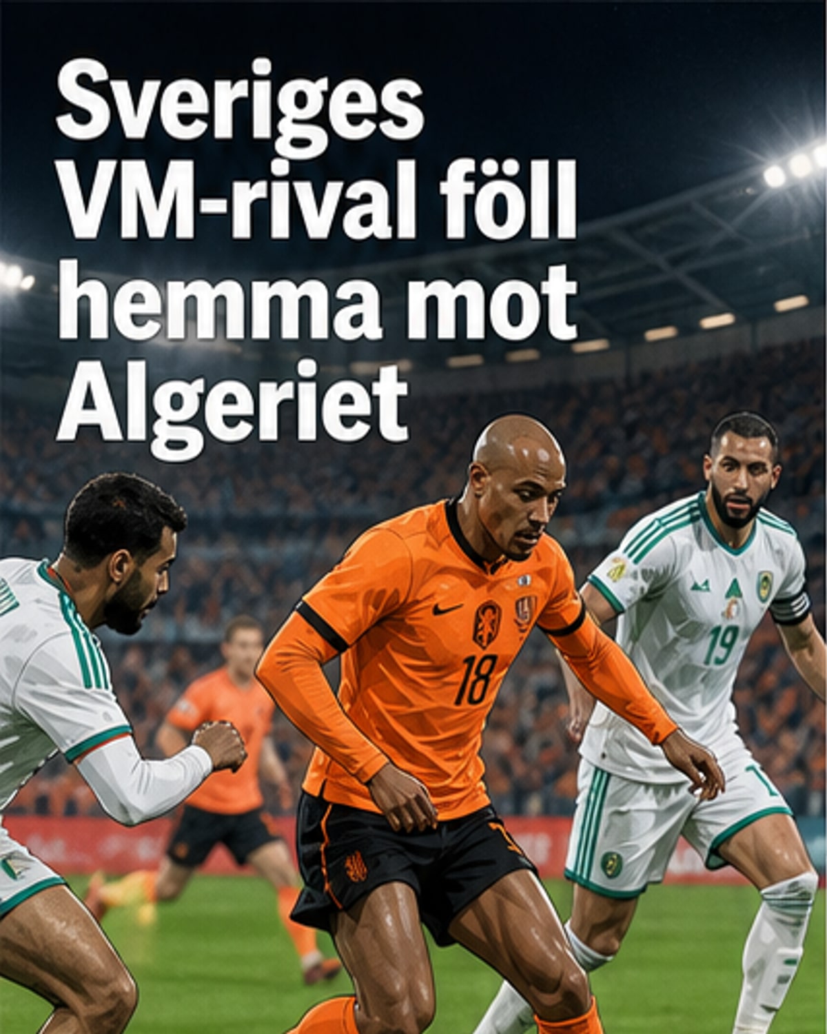 Nederländerna förlorade träningsmatch