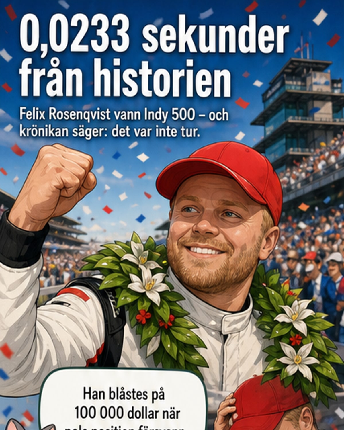 Felix Rosenqvist vann Indy 500