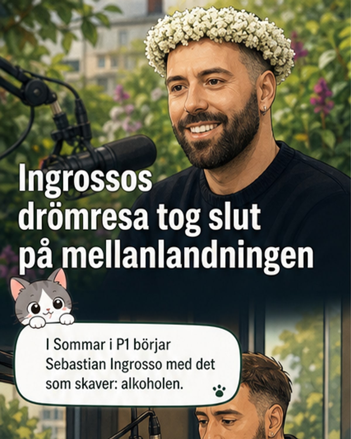 Ingrosso avbröt drömvägen – såg teckningar