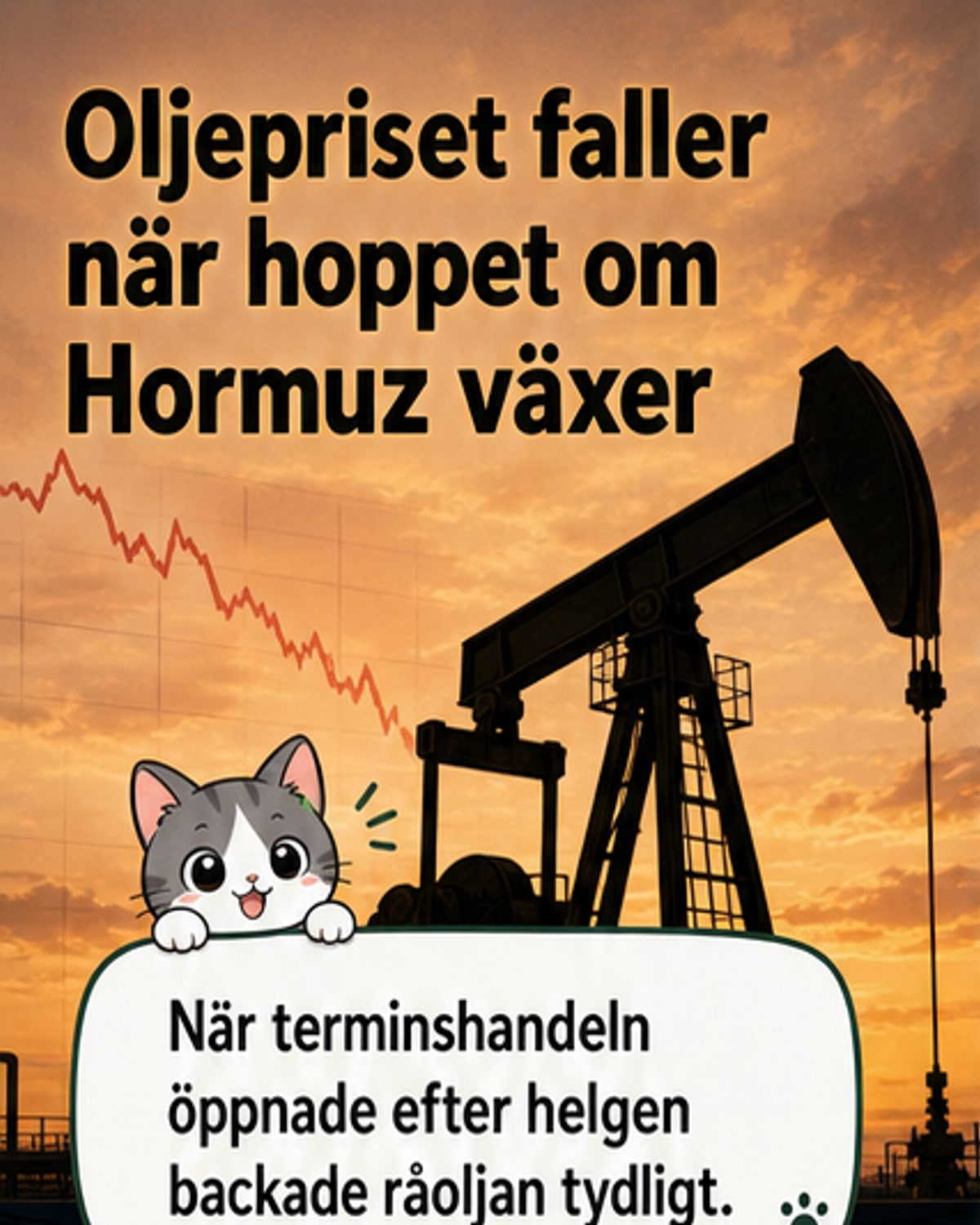 Oljepriset rasar efter avtalsrykten