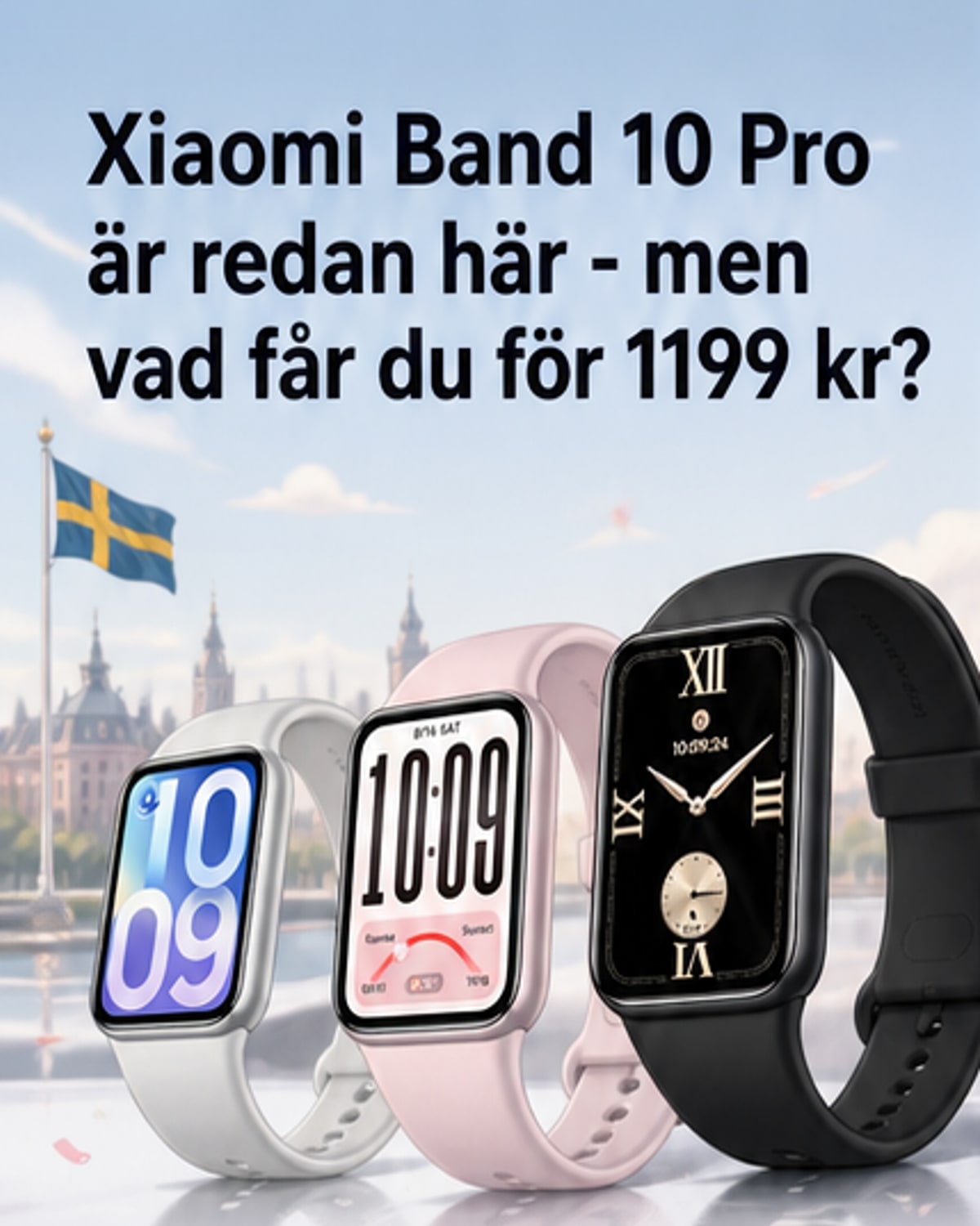 Xiaomi släpper Smart Band 10 Pro i Sverige