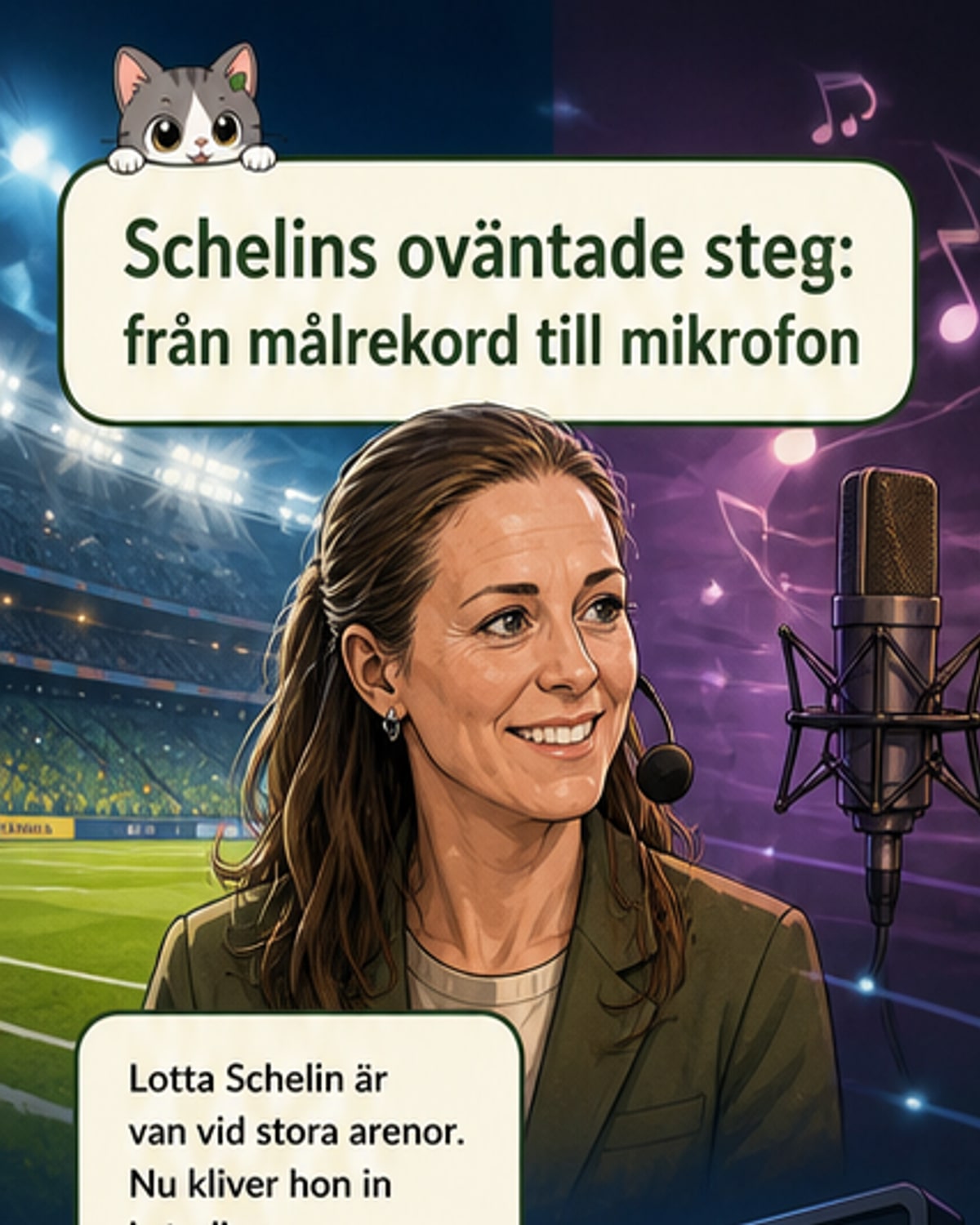 Lotta Schelin släpper låt från fotbollsmusikalen