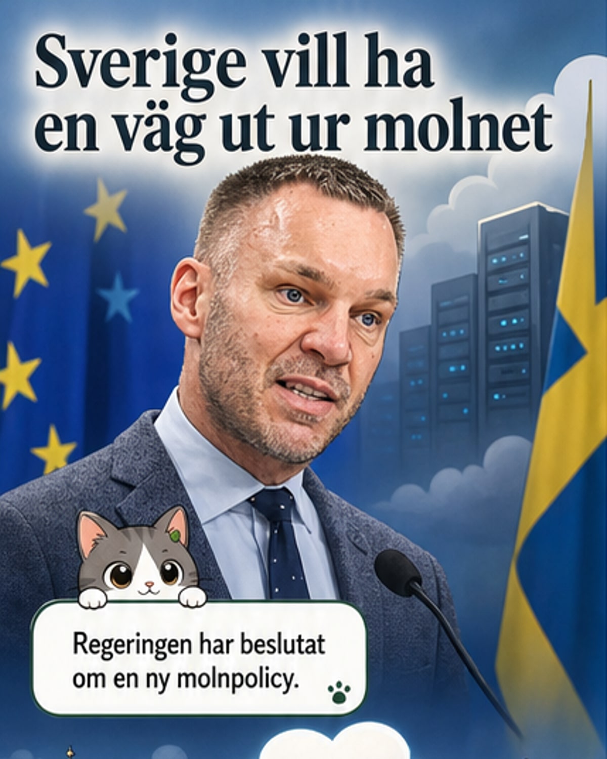 Sverige satsar på molnoberoende