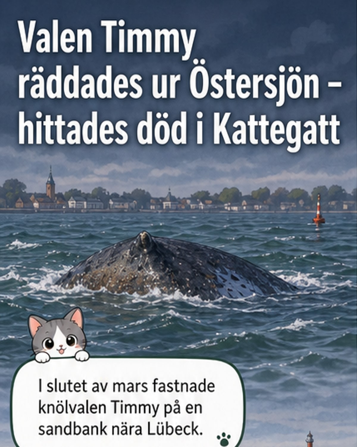 Valen Timmy hittades död efter räddningsinsats