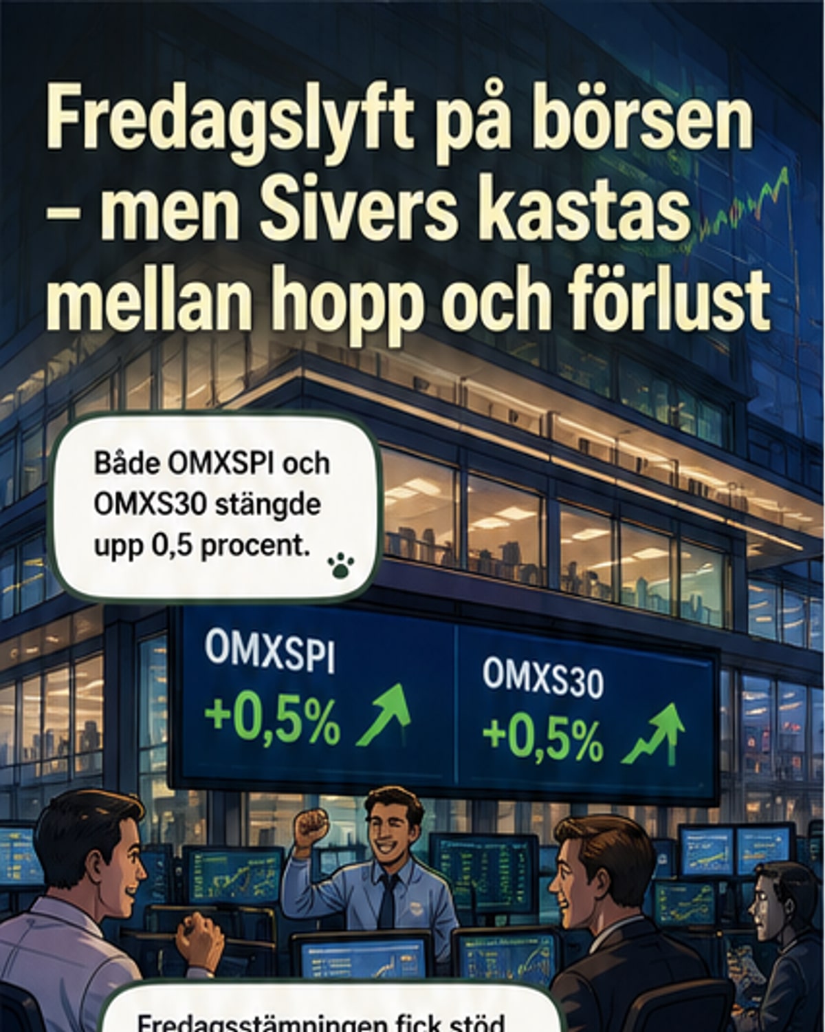 Sivers vände efter tuff rapport