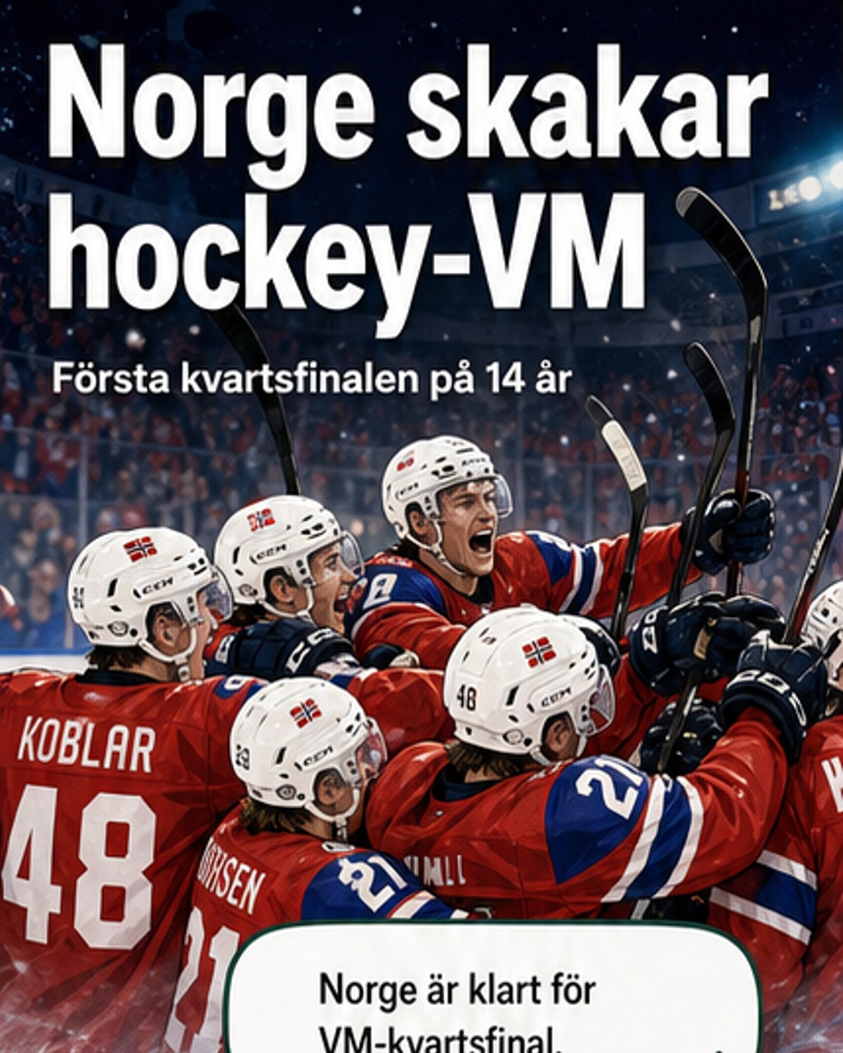 Norge knep kvartsfinalplatsen