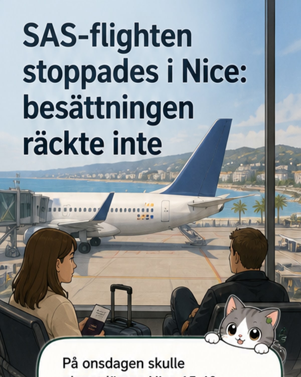 SAS-flyg ställdes in – besättning 'unfit to fly'