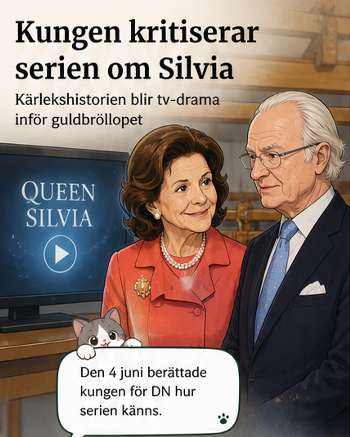 Kungen om 'Queen Silvia': Förfärligt