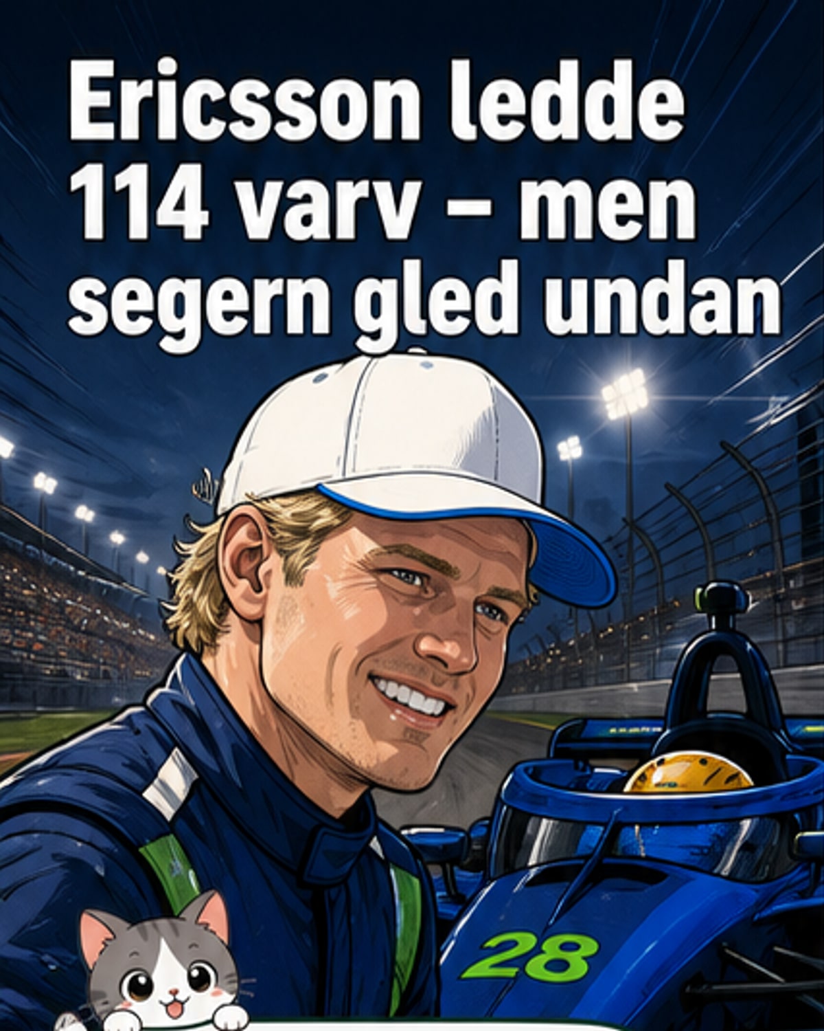 Ericsson tvåa i Indycar – säsongsbästa