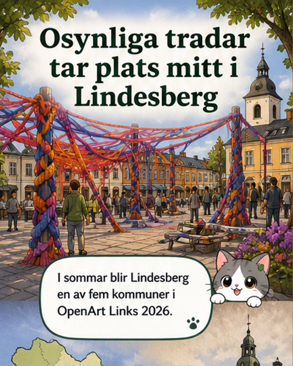 Konst i skogens nätverk möter staden