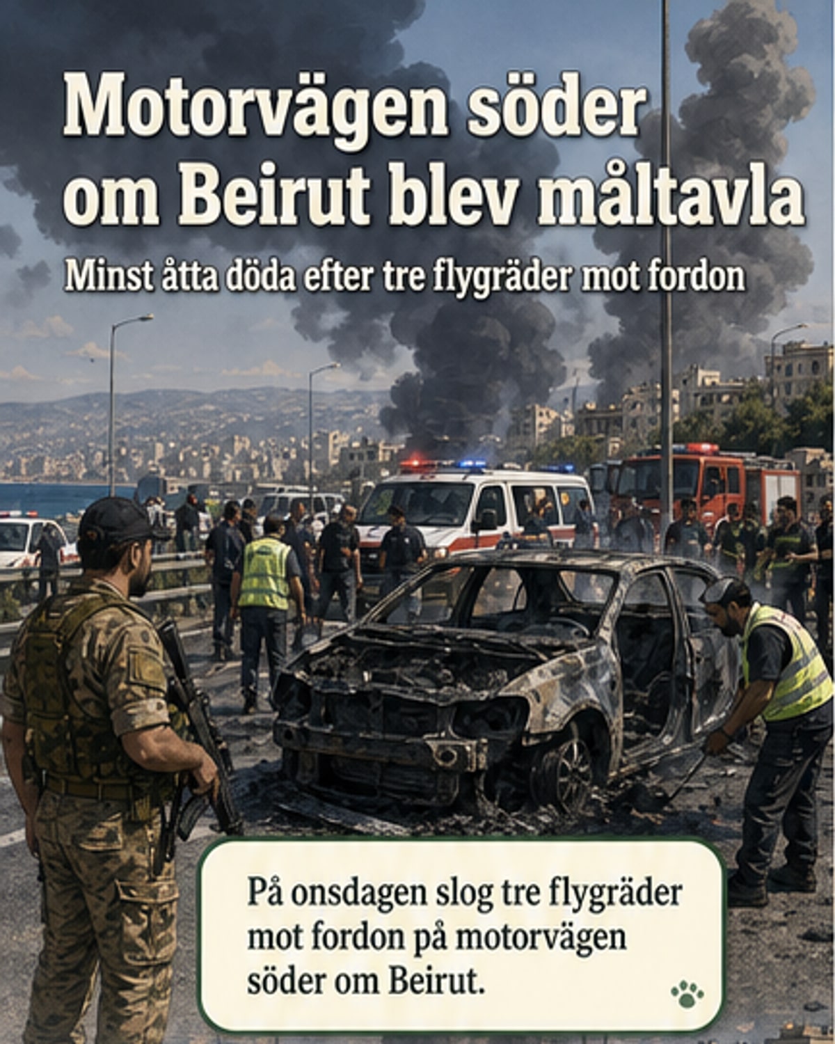 Åtta döda i israeliska flygräder
