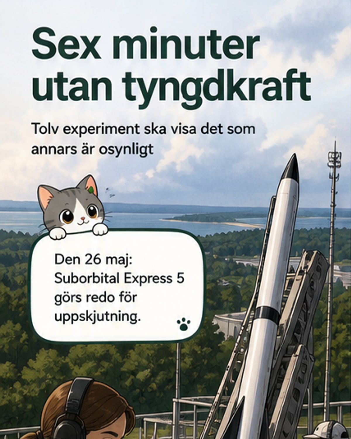 Tolv experiment i rymdraket