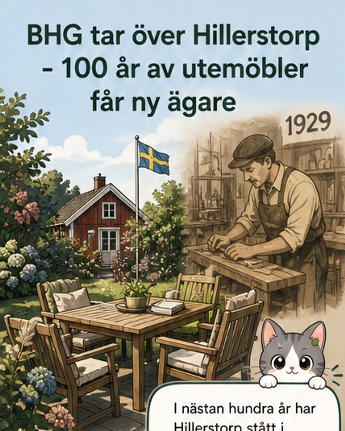 BHG tar över 100-årigt möbelföretag