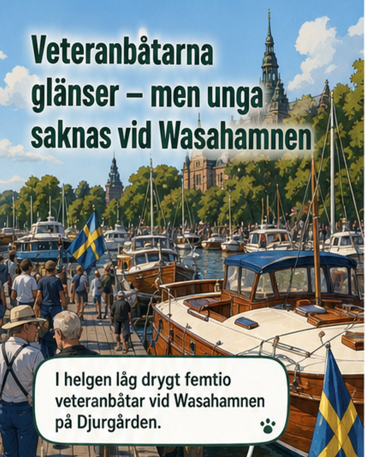 Veteranbåtar söker yngre fans