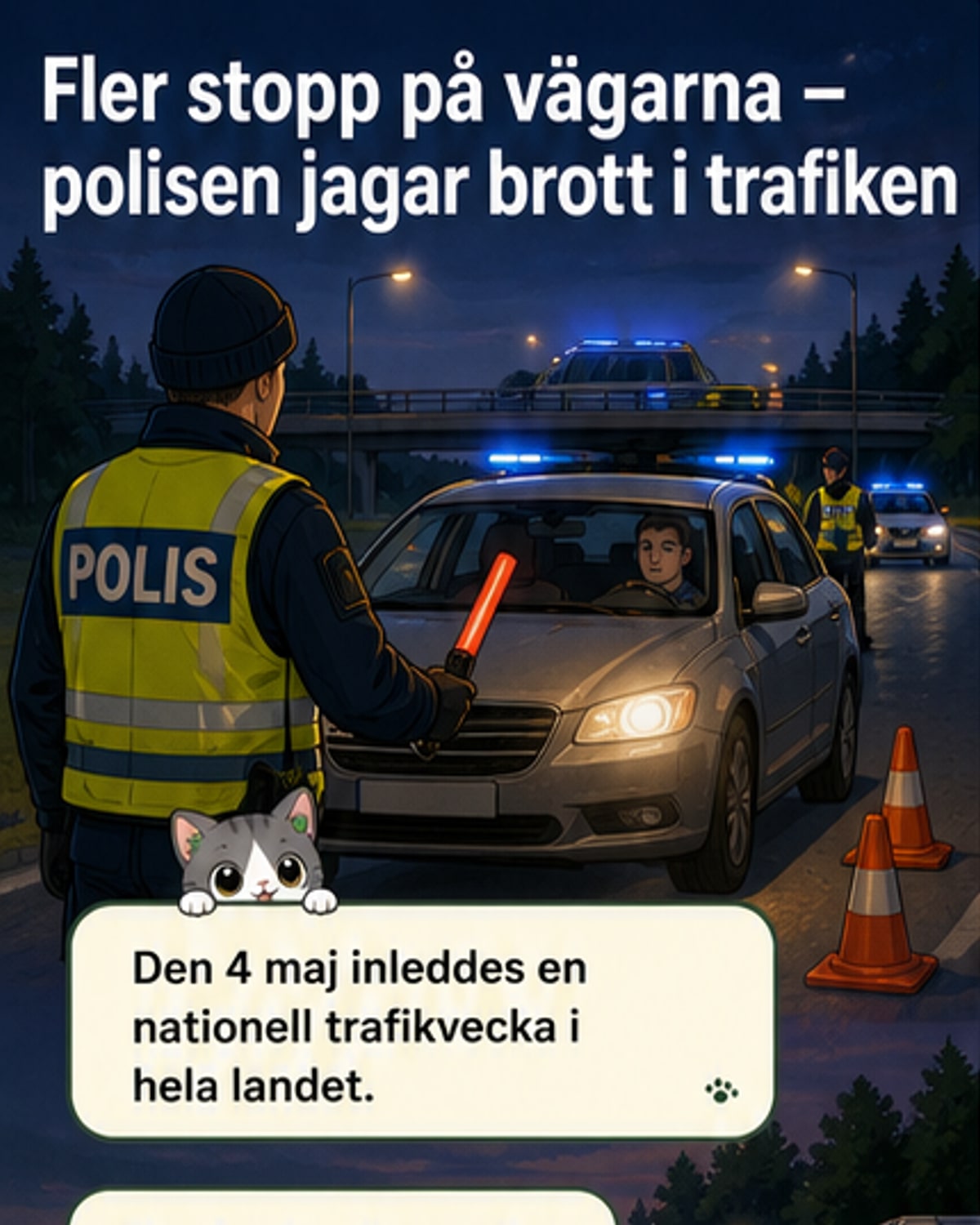 Polisen sätter fokus på brott på vägarna