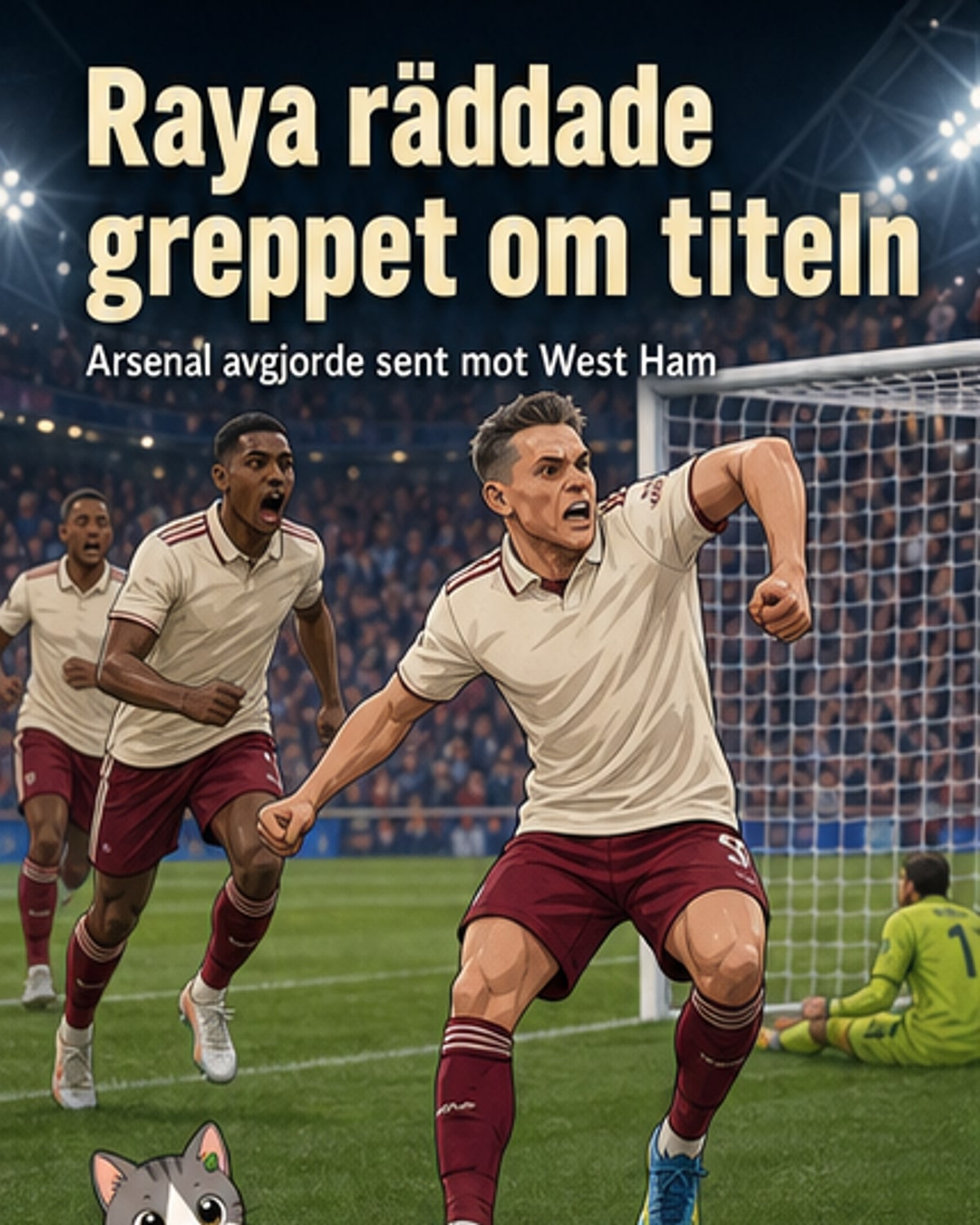 Arsenal kopplade greppet om titeln