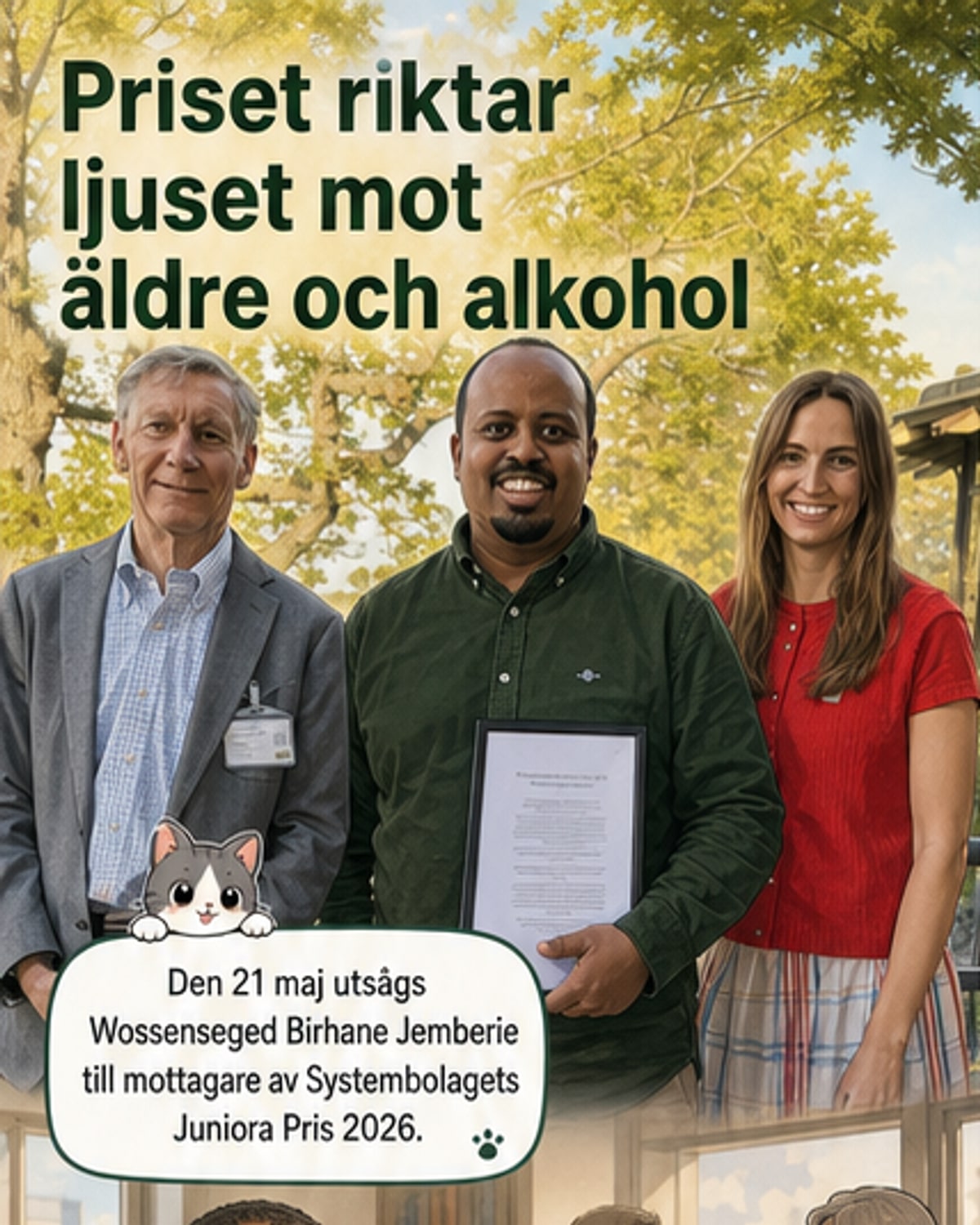 Forskare prisas för studier av äldre och alkohol