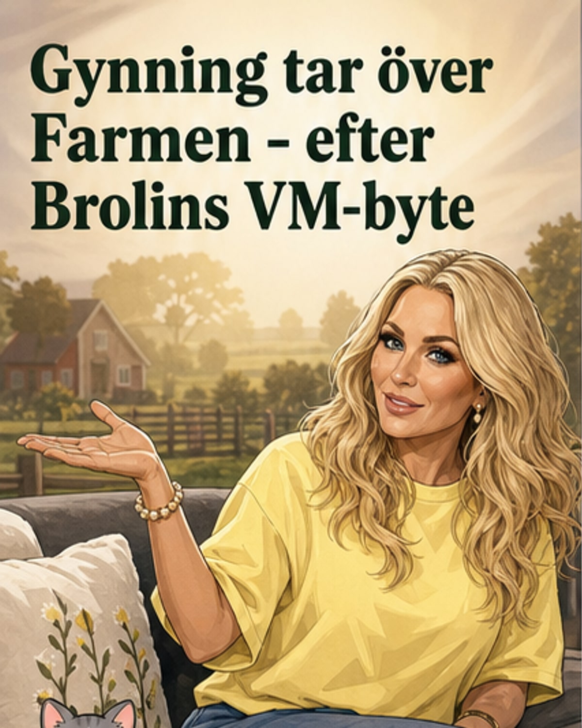 Carolina Gynning tar över Farmen