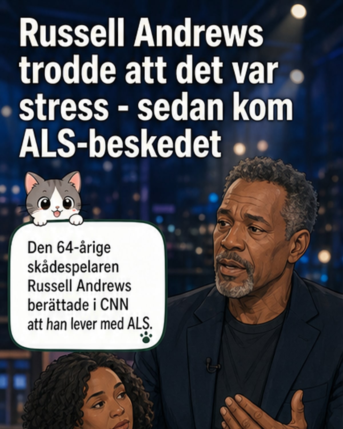 Russell Andrews avslöjar ALS-diagnos