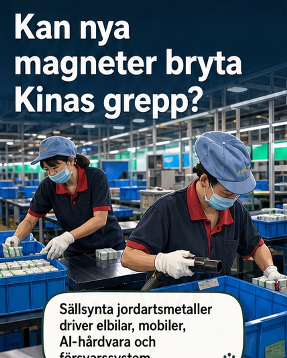 Ny magnetteknik kan minska beroendet av Kina