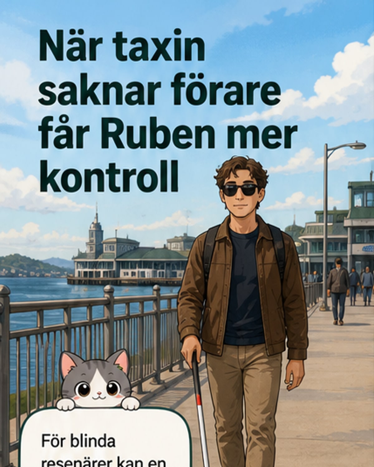 Självkörande bilar ger synskadade frihet