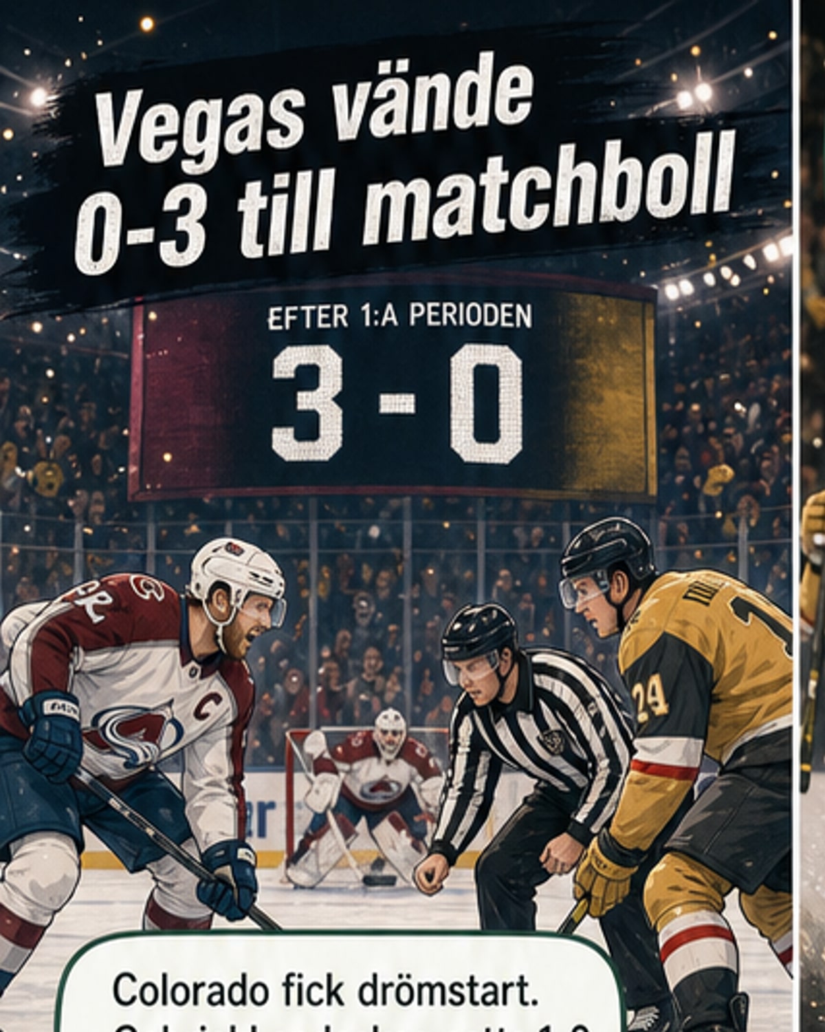 Vegas vände efter 0–3