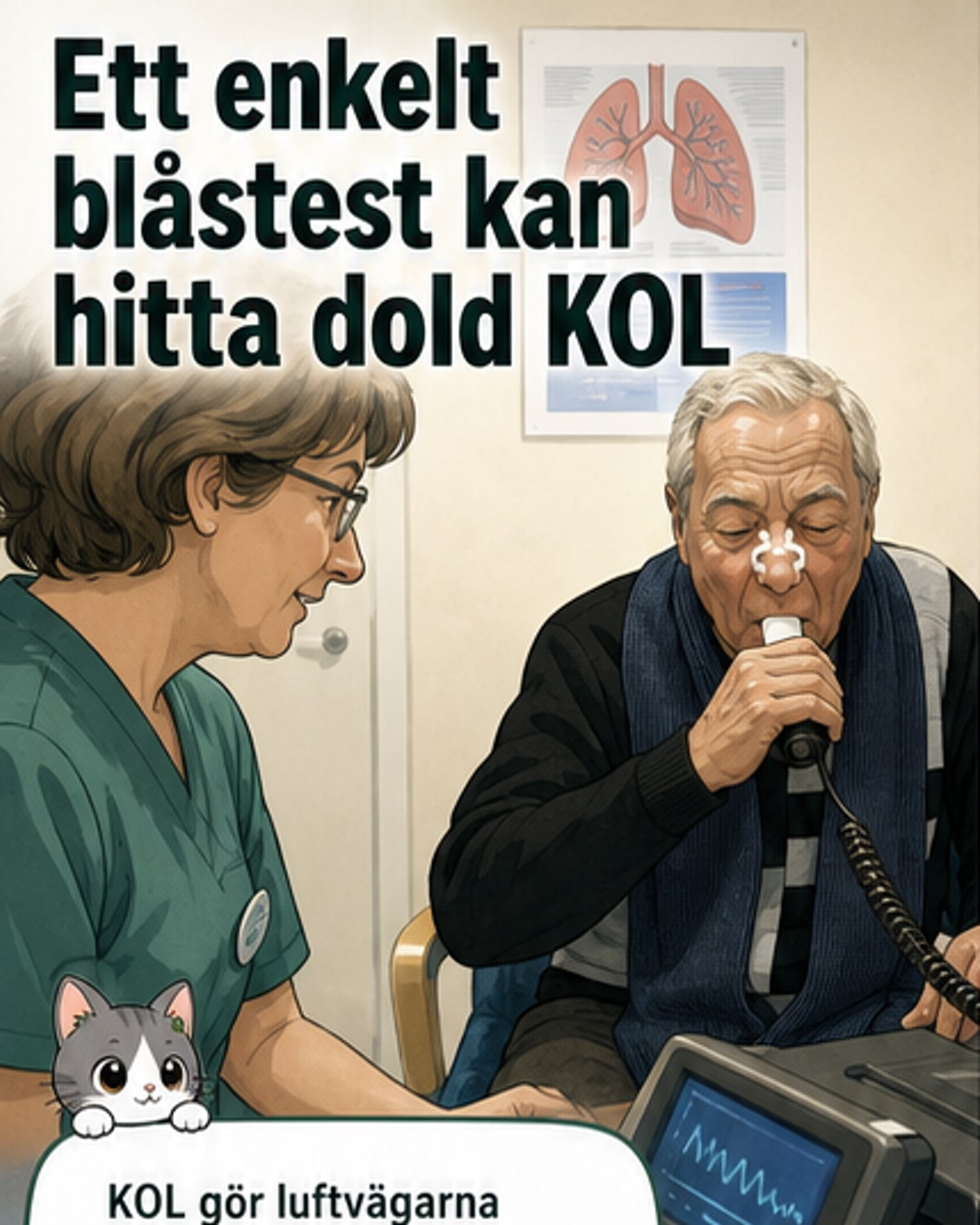 Testa lungor redan vid 25 år