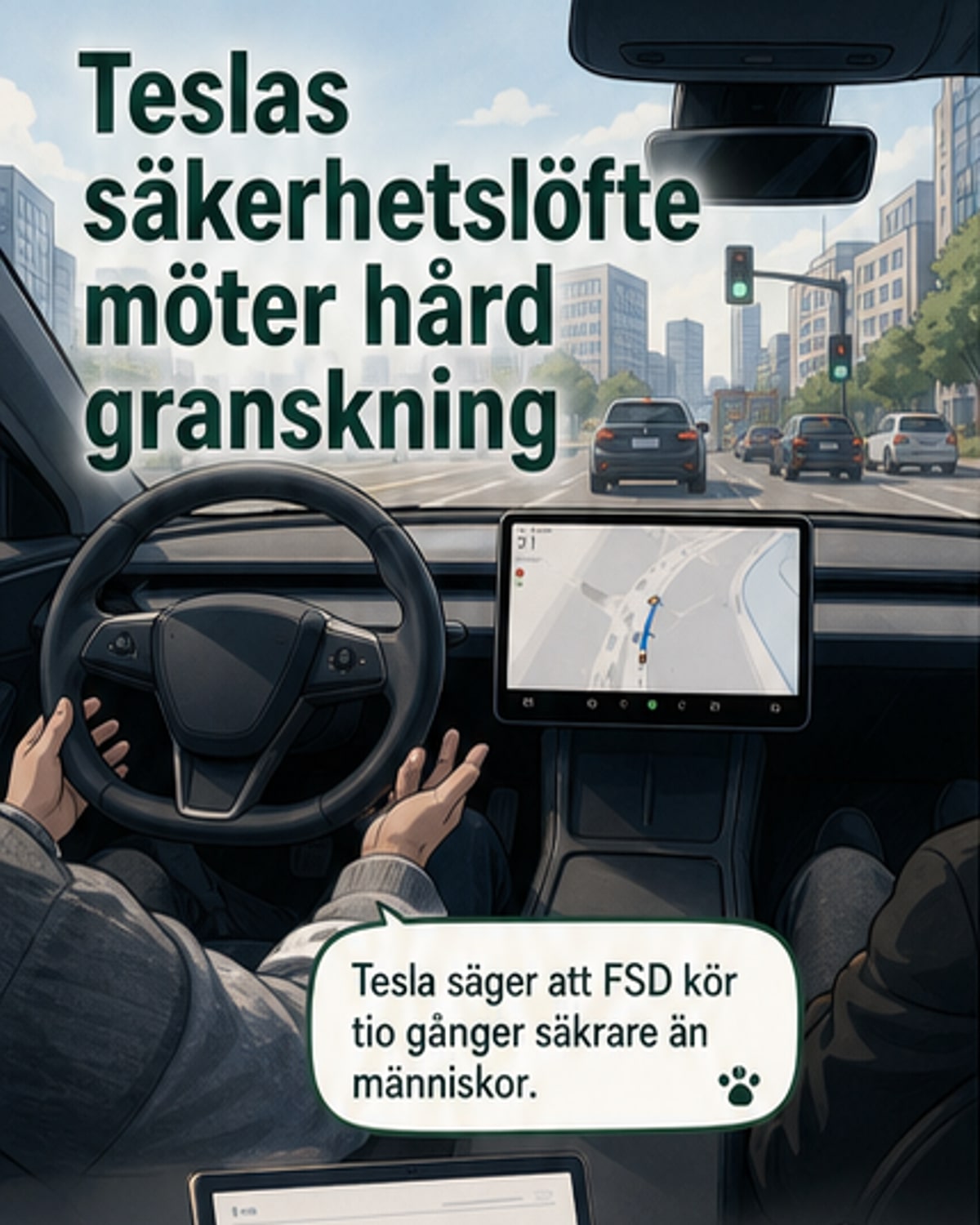 Teslas FSD-säkerhetspåståenden ifrågasatt