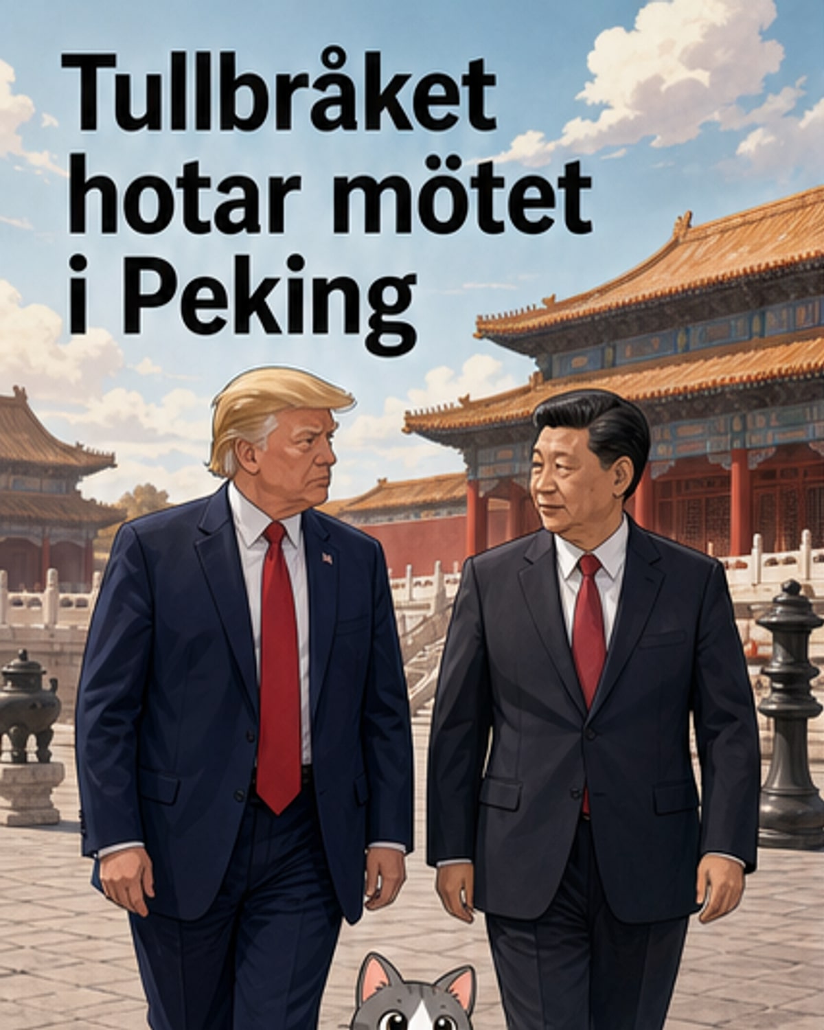 Kina svarar mot nya USA-tullar