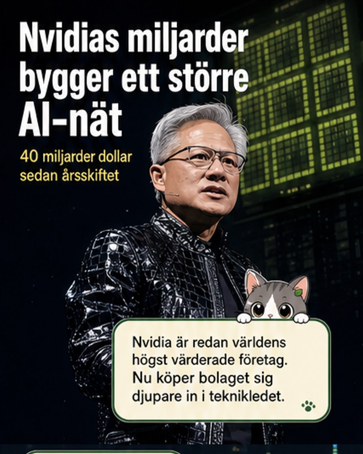 Nvidia bygger teknikimperium med stora investeringar
