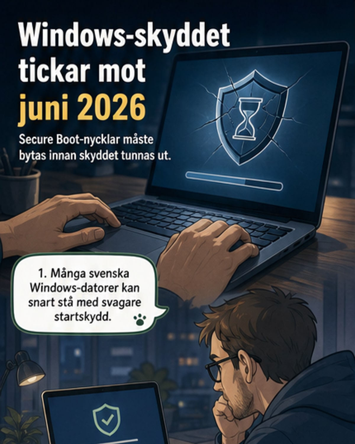 Svenska datorer förlorar skydd