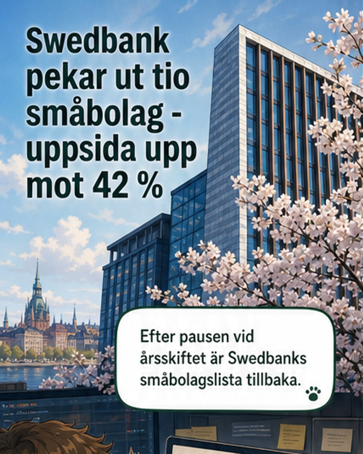 Swedbank avslöjar sina 10 småbolagsfavoriter