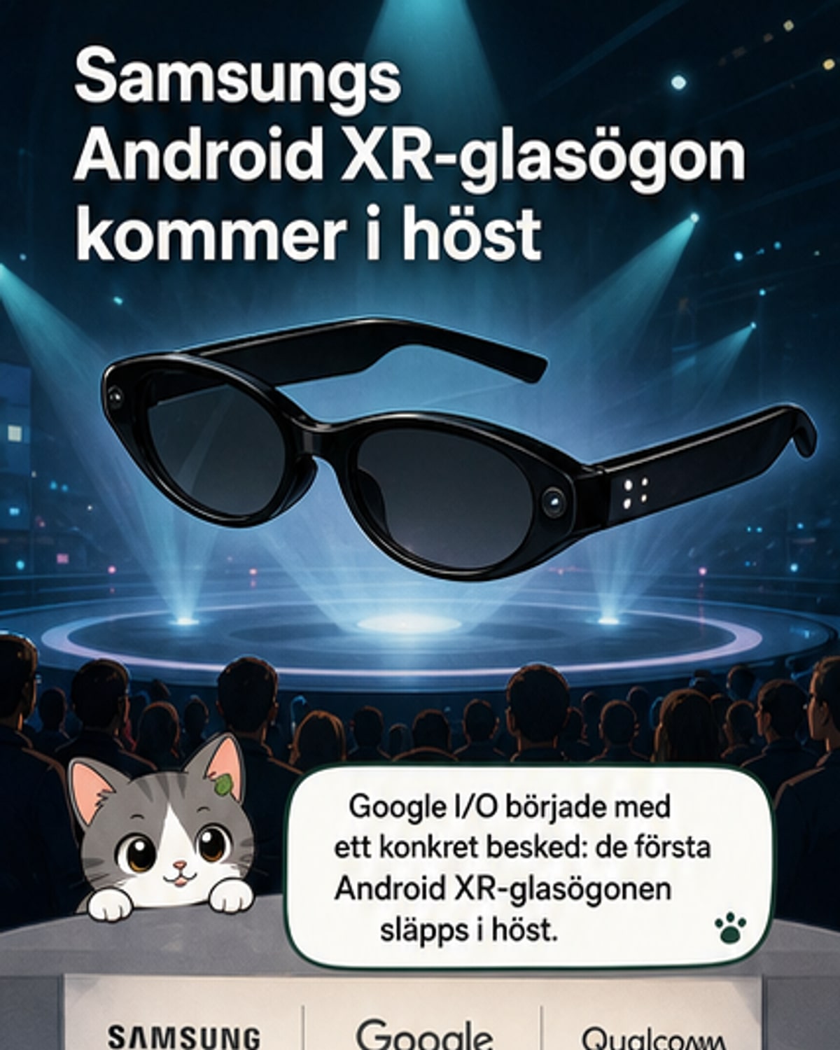 Samsung släpper första Android XR-glasögonen