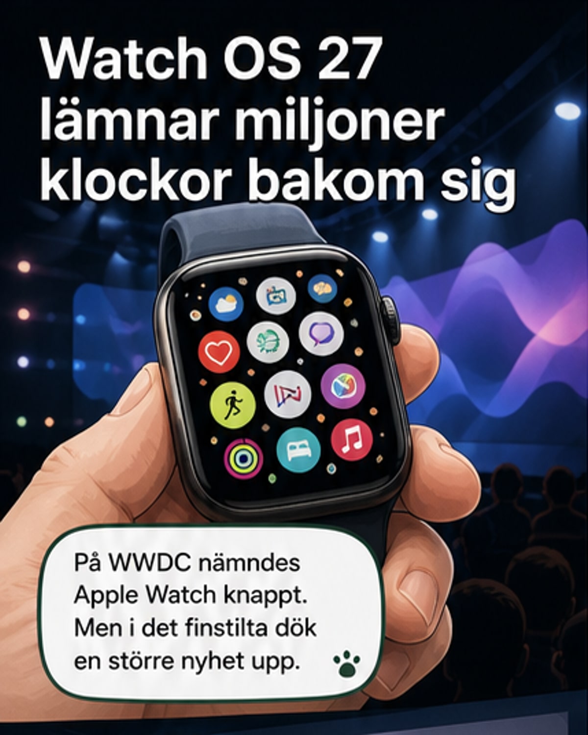 Apple Watch får inte nyare system